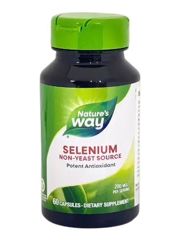 Selenium 200 mcg Nature's Way, 60 capsule, Secom
